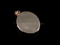 PA269 Pendentif Tibétain Argent Massif Turquoise