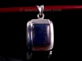 PA317 Pendentif Tibétain Argent Massif Lapis Lazuli