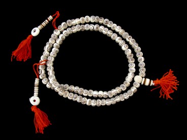 Mala92 Mala de Prières Os de Buffle Tibet