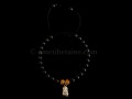 BrMala250 Bracelet Onyx Oeil de Tigre Bouddha Argent Massif
