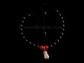 BrMala253 Bracelet Onyx Cornaline Bouddha Argent Massif