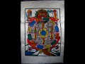 AF15 Affiche Tibétaine Papier Népalais Bouddha