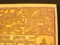 DMD36 Tampon à Drapeau de Prières Tibétain Signes Auspicieux du Bouddhisme