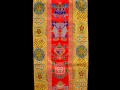 BB55 Bannière Tibétaine Signes Auspicieux du Bouddhisme