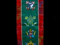 BB56 Bannière Tibétaine Signes Auspicieux du Bouddhisme
