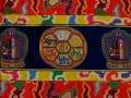 BB67 Bannière Tibétaine Signes Auspicieux du Bouddhisme