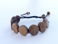 BRD377 Bracelet Tibétain Signes Auspicieux Petit Poignet