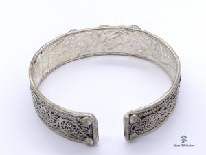 BRD291 Bracelet Tibétain Dragon Pierre