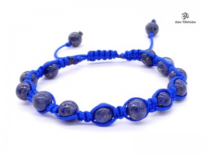 BrMala216 Bracelet Shambhala Lapis Lazuli