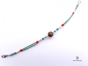BRD286 Bracelet Tibétain 19 cm