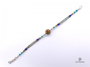 BRD316 Bracelet Tibétain 22 cm