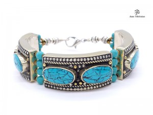 BRD335 Bracelet Tibétain 18 cm