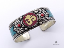 BRD361 Bracelet Tibétain Om
