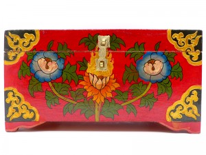 CTT49. Coffret Traditionnel Tibétain Noeud Sans Fin