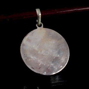 PA134 Pendentif Argent Massif Om Tibétain Turquoise – Image 4