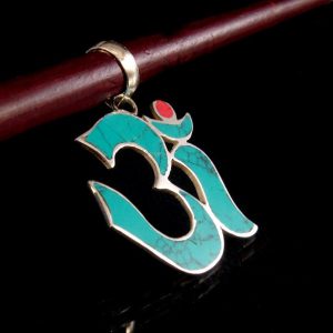 PA146 Pendentif Argent Massif Om – Image 3