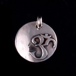 PA163 Pendentif Argent Massif Om – Image 2
