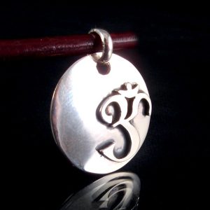 PA163 Pendentif Argent Massif Om – Image 4