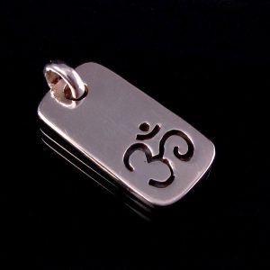 PA165 Pendentif Argent Massif Om – Image 3