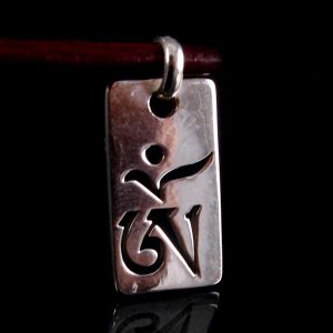 PA168 Pendentif Argent Massif Om – Image 2