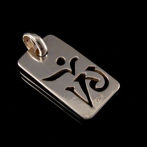 PA168 Pendentif Argent Massif Om – Image 6
