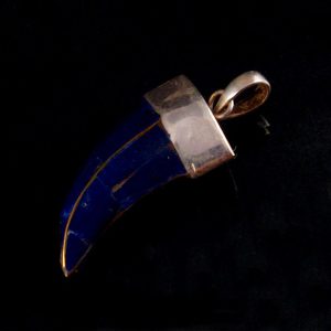PA180 Pendentif Tibétain Argent Massif Lapis Lazuli – Image 7