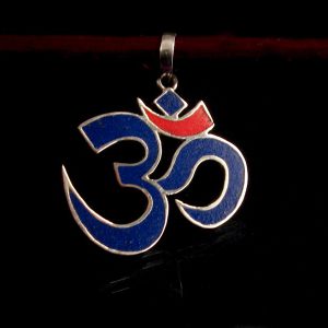 PA189 Pendentif Tibétain Argent Massif Om – Image 3