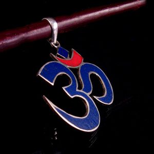 PA189 Pendentif Tibétain Argent Massif Om – Image 4