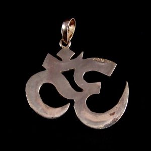 PA189 Pendentif Tibétain Argent Massif Om – Image 5