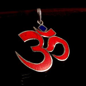 PA190 Pendentif Tibétain Argent Massif Om – Image 5