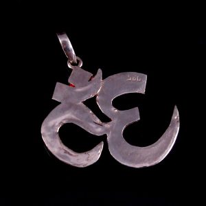 PA190 Pendentif Tibétain Argent Massif Om – Image 6