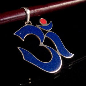 PA191 Pendentif Tibétain Argent Massif Om – Image 4