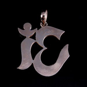 PA191 Pendentif Tibétain Argent Massif Om – Image 5