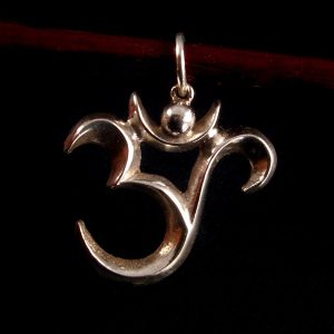 PA194 Pendentif Argent Massif Om Sanskrit – Image 3