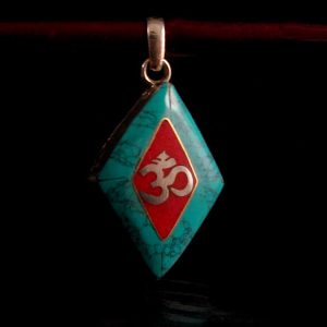 PA209 Pendentif Argent Massif Om – Image 2