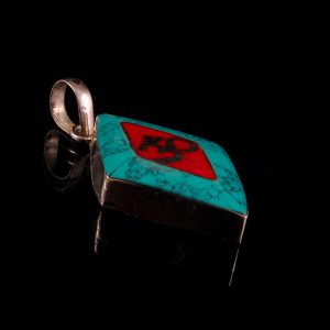 PA209 Pendentif Argent Massif Om – Image 4