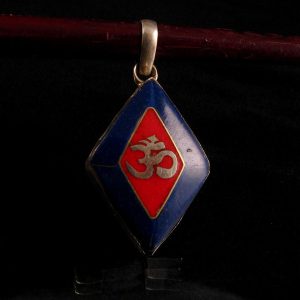 PA211 Pendentif Argent Massif Om – Image 2