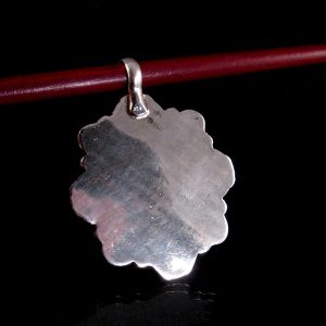 PA224 Pendentif Tibétain Argent Massif Turquoise Corail Double Dorje – Image 10
