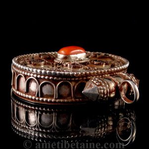 PA265 Pendentif Argent Massif Ghau Mantra Tibétain Om Mani Padme Hum – Image 8