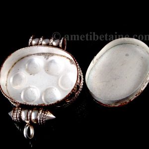 PA265 Pendentif Argent Massif Ghau Mantra Tibétain Om Mani Padme Hum – Image 12