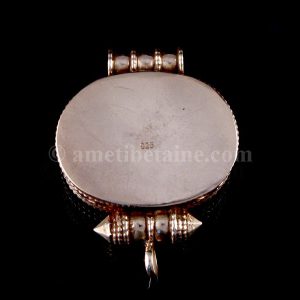 PA265 Pendentif Argent Massif Ghau Mantra Tibétain Om Mani Padme Hum – Image 13