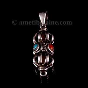 PA280 Pendentif Argent Massif Dorje Vajra – Image 3