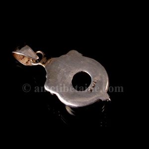 PA290 Pendentif Tibétain Argent Massif Turquoise – Image 6