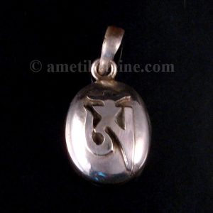 PA291 Pendentif Argent Massif Om – Image 3