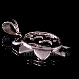 PA337 Pendentif Argent Massif Om – Image 5