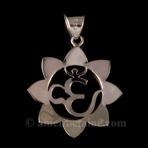 PA337 Pendentif Argent Massif Om – Image 6
