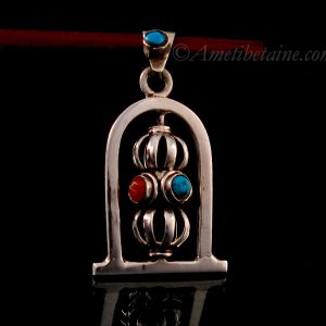 PA346 Pendentif Argent Massif Dorje Vajra – Image 2