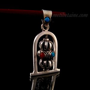 PA346 Pendentif Argent Massif Dorje Vajra – Image 4