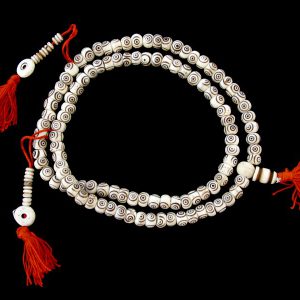 Mala92 Mala de Prières Os de Buffle Tibet – Image 1