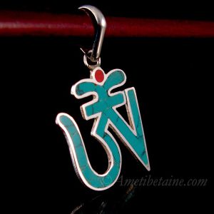 PA350 Pendentif Argent Massif Om – Image 3